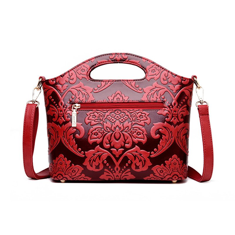 Ethnic style handbags handbags small bags 2021 new fashion ladies and mothers one-shoulder messenger middle-aged women's bags