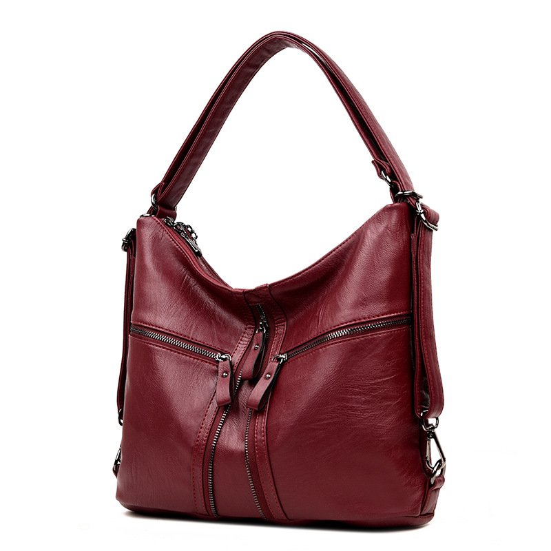 Bags women bags 2021 new fashion ladies multi-purpose backpack casual soft leather messenger shoulder big bag