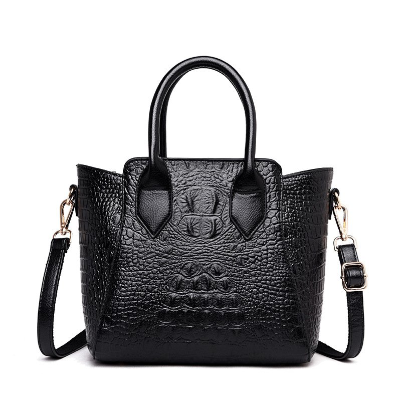 2021 new fashion crocodile pattern ladies handbags middle-aged ladies handbags ladies handbags